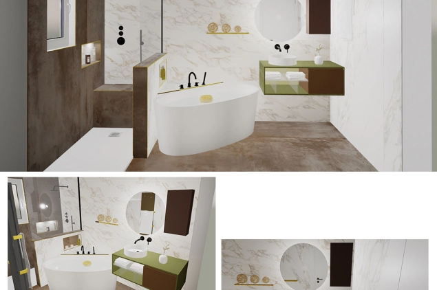 24/03/2023 - Salle de bains petits espaces en 3D