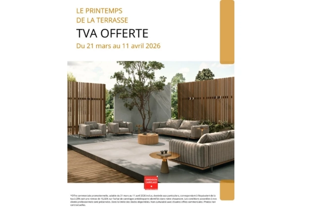 20/03/2026 - T.V.A offerte sur la terrasse ! 