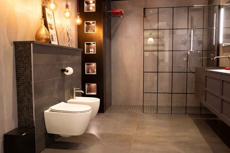 Salle de bain style industrielle